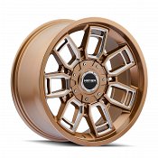 Mayhem Ordinance 8118 Matte Bronze Milled Custom Wheels