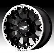 Moto Metal MO956 Matte Black Machined Custom Wheels Rims