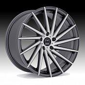 Motiv 417MG Montage Satin Graphite Machined Custom Wheels Rims