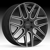 Motiv 421MB Medallion Machined Black Custom Wheels Rims