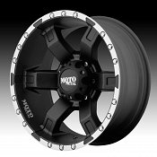 Moto Metal MO967 Satin Black Machined Edge Custom Wheels Rims