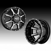 Moto Metal MO995 Dually Gloss Black Machined Custom Wheels Rims