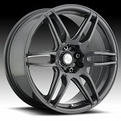 Niche M105 NR6 Gunmetal w/ Milled Accents Custom Wheels Rims