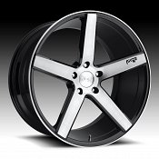 Niche Milan M124 Brushed Black Custom Wheels Rims