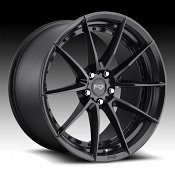 Niche Sector M196 Satin Black Custom Wheels Rims