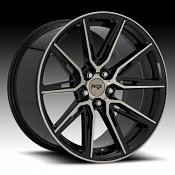 Niche Gemello M219 Machined Black DDT Custom Wheels Rims