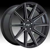 Niche Tifosi M243 Gloss Black Milled Custom Wheels Rims