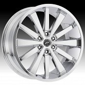 Platinum 270 Pivot Chrome Custom Wheels Rims