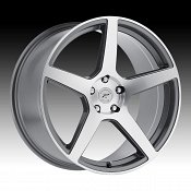 Platinum 432 Elite Machined Graphite Custom Wheels Rims