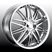 Platinum 200 Apex Chrome Custom Rims Wheels