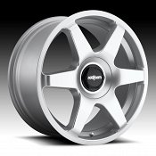 Rotiform SIX R114 Gloss Silver Custom Wheels Rims