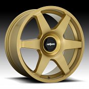 Rotiform SIX R118 Matte Gold Custom Wheels Rims