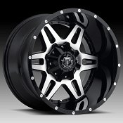 TIS Offroad 538MB Machined with Gloss Black Custom Truck Wheels Rims