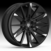 TIS Offroad 545MBT Gloss Machined Black Custom Wheels Rims