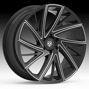 TIS 546BM Black Milled Custom Wheels Rims