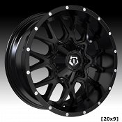 TIS Offroad 549B Satin Black Custom Truck Wheels