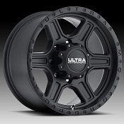 Ultra 176 Vegabond Satin Black Custom Wheels Rims