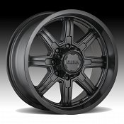 Ultra 229SB Menace Satin Black Custom Wheels Rims