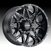 Ultra 254BM Carnivore Black Milled Custom Wheels Rims