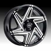 Ultra 263BM Sinister CUV Gloss Black Milled Custom Wheels Rims