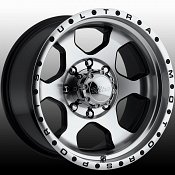 Ultra 175M 175 Rogue Machined Black Custom Rims Wheels