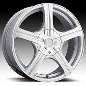 Ultra 403 Slalom Silver Custom Rims Wheels