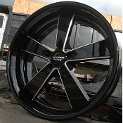 American Racing VN472 472 Burnout Full Black Custom Rims Wheels