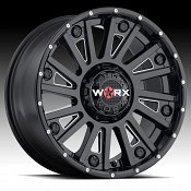 Worx Alloy 810 Sentry Gloss Black with Milled Accents Custom Whe