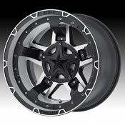 XD Series XD827 RS3 Machined Matte Black Custom Wheels Rims