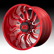 XD Series XD858 Tension Candy Red Milled Custom Truck Wheels Rims