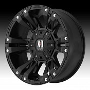 XD Series XD822 Monster II Matte Black Custom Wheels Rims