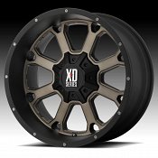 XD Series XD825 Buck 25 Machined Black Tint Custom Wheels Ri