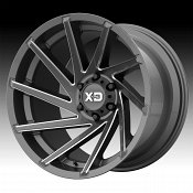 XD Series XD834 Cyclone Satin Gray Milled Custom Wheels Rims