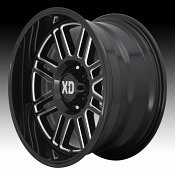 XD Series XD850 Cage Gloss Black Milled Custom Wheels Rims