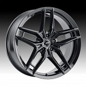 Platinum 464BK Lotus Gloss Black Custom Wheels