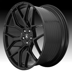 Asanti Black Label ABL27 Dynasty Gloss Black Custom Wheels Rims 2