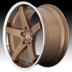 Asanti Black Label ABL31 Regal Matte Bronze Milled Custom Wheels Rims 2