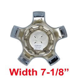 CAP-5H-C21 / Gear Alloy Chrome Snap-In Center Cap 3