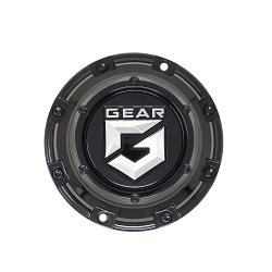 CAP-6C1-B20 / Gear Alloy Gloss Black Bolt-On Center Cap 2