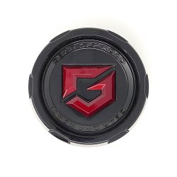 CAP-8L-BR21 / Gear Alloy Gloss Black Snap In Center Cap 2