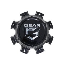 CAP-8L2-B19 / Gear Alloy Gloss Black Bolt On Center Cap 2