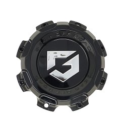 CAP-8L2-B21 / Gear Alloy Gloss Black Bolt-On Center Cap 2