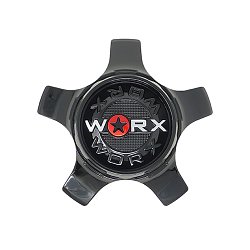 CAP-WX-5H-BR21 / Worx Alloy Gloss Black Center Cap 2