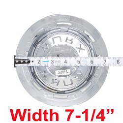 CAP-WX6-C20 / Worx Alloy Chrome 5/6-Lug Center Cap 3