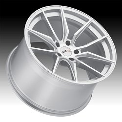 Cray Spider Machined Silver Custom Corvette Wheels 2