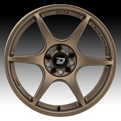 Drifz 314BZ Speed FF Satin Bronze Custom Wheels Rims 2