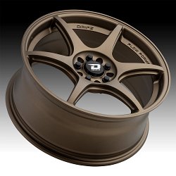 Drifz 314BZ Speed FF Satin Bronze Custom Wheels Rims 3