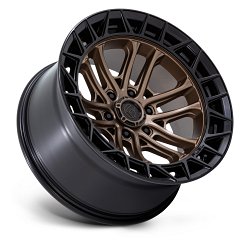 Fuel Celsius FC870ZB Matte Bronze Custom Truck Wheels 2