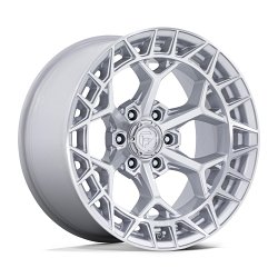 Fuel Charger 6 FC873SD Machined Silver Custom Truck Wheels 2