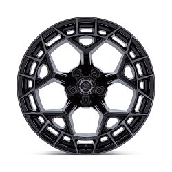 Fuel Charger 5 FC873BT Brushed Black DDT Custom Truck Wheels 3